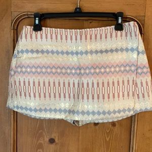 BCBGeneration multicolored skort, size 2